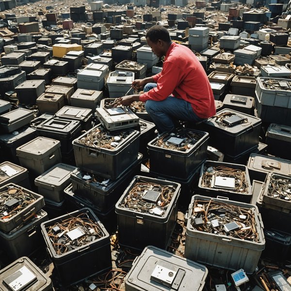 Quelle est la meilleure stratégie pour la gestion des déchets électroniques dans les pays en développement ?